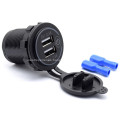 4.2A Motorcycle Car Dual USB Charger Socket